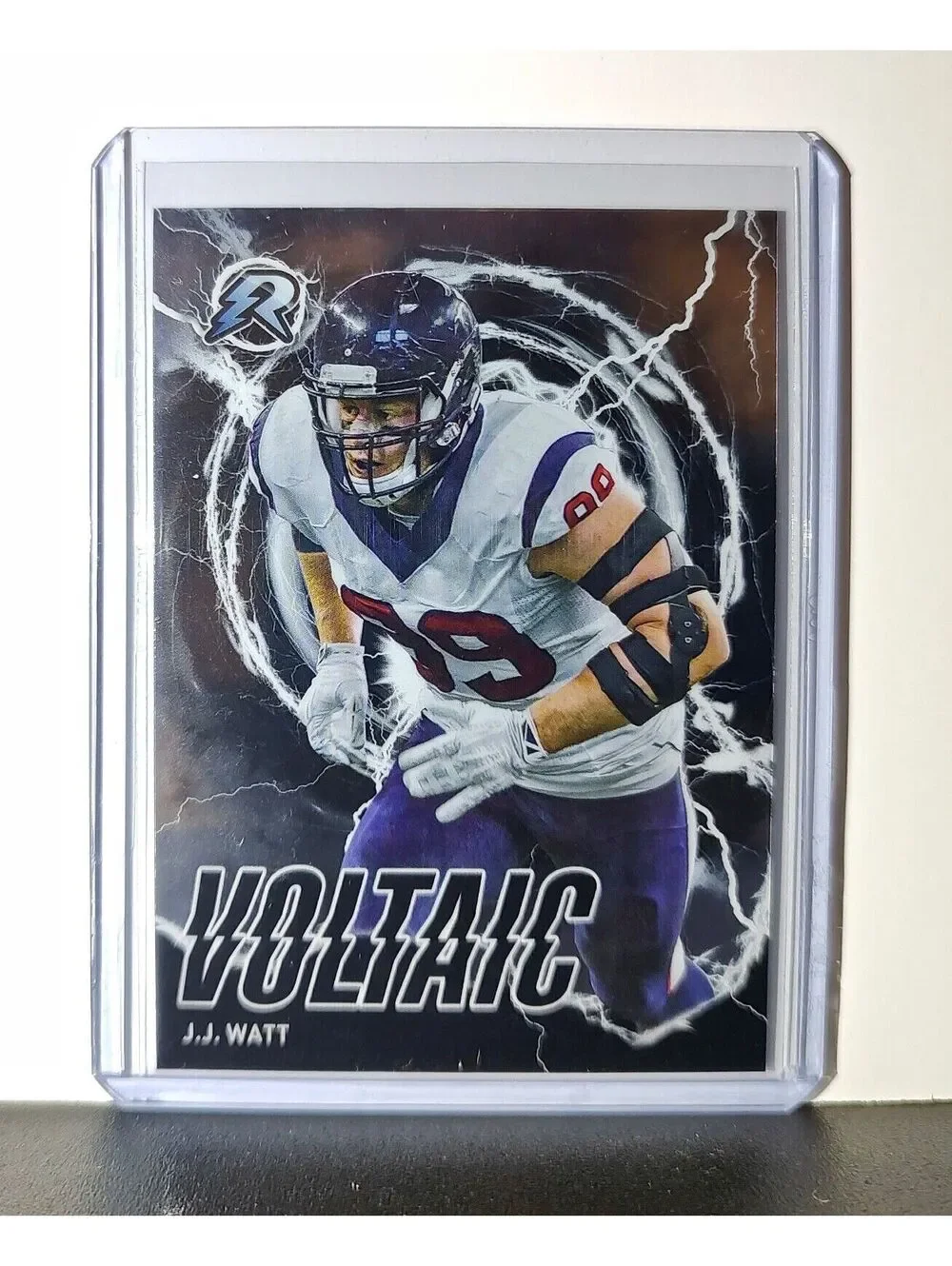 J.J. Watt 2023 Topps Resurgence Voltaic NFL #RV-18 Card Los Angeles Raiders
